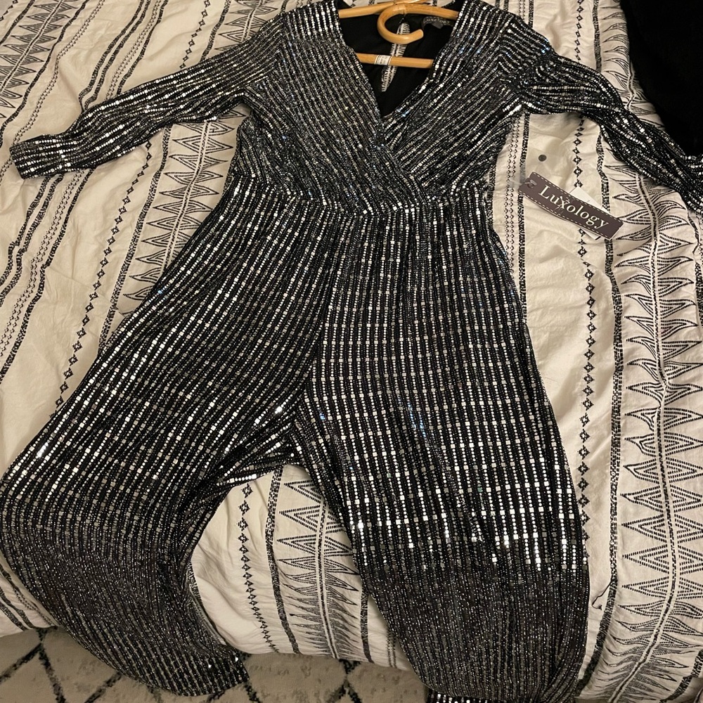 XS Luxology Silver Jumpsuit